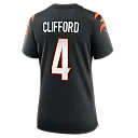 Zennovawear Sean Clifford Cincinnati Bengals Women's Team Game Jersey - Black