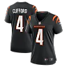 Zennovawear Sean Clifford Cincinnati Bengals Women's Team Game Jersey - Black