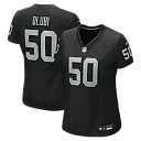 Zennovawear Segun Olubi Las Vegas Raiders Women's Team Game Jersey - Black