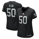Zennovawear Segun Olubi Las Vegas Raiders Women's Team Game Jersey - Black