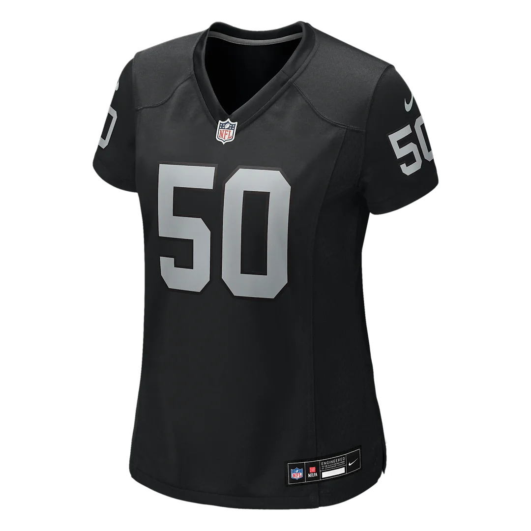 Zennovawear Segun Olubi Las Vegas Raiders Women's Team Game Jersey - Black