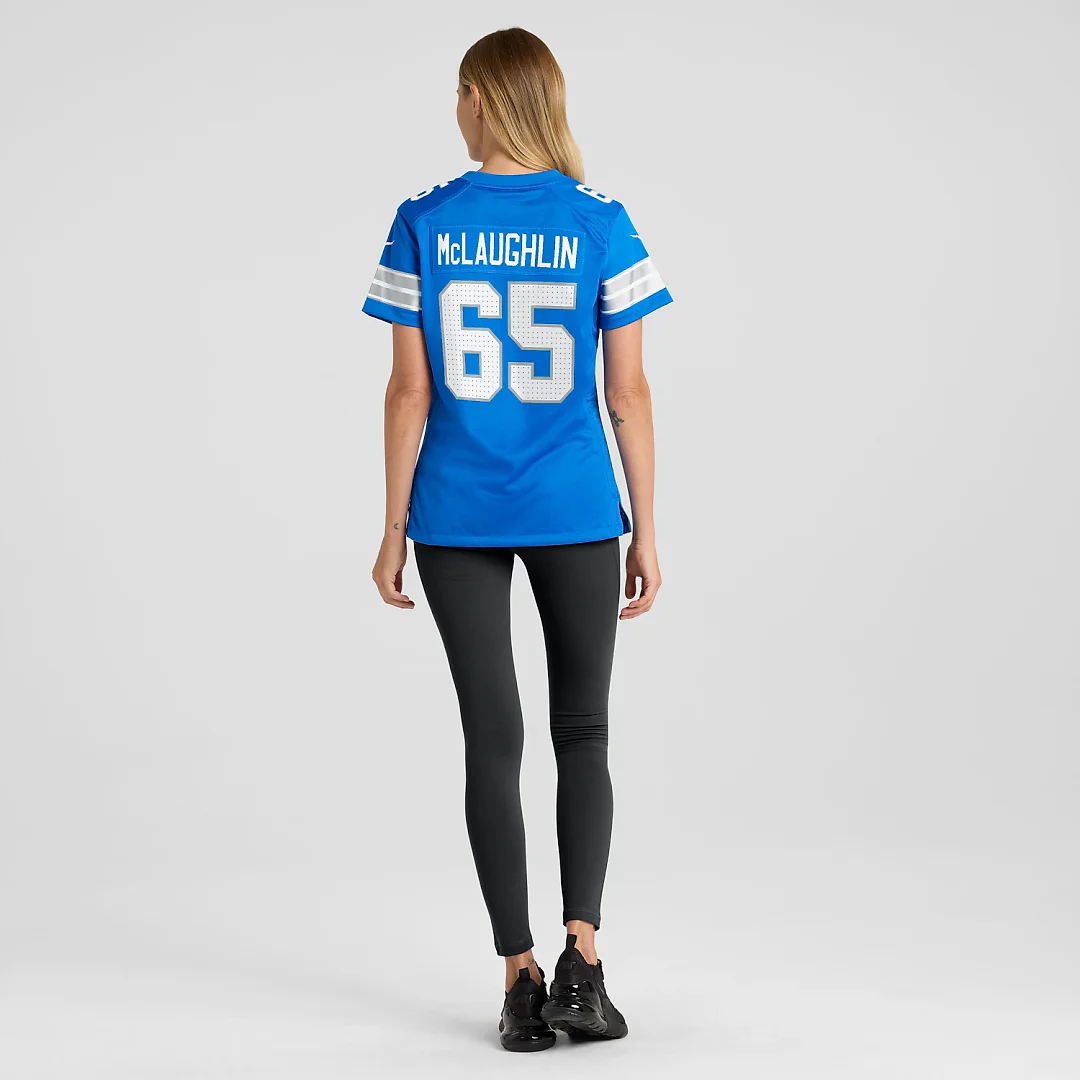 Zennovawear Seth McLaughlin Detroit Lions Women's Team Game Jersey - Blue