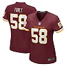 Zennovawear Shaka Toney Washington Football Team Women's Game Jersey - Burgundy