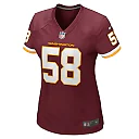 Zennovawear Shaka Toney Washington Football Team Women's Game Jersey - Burgundy