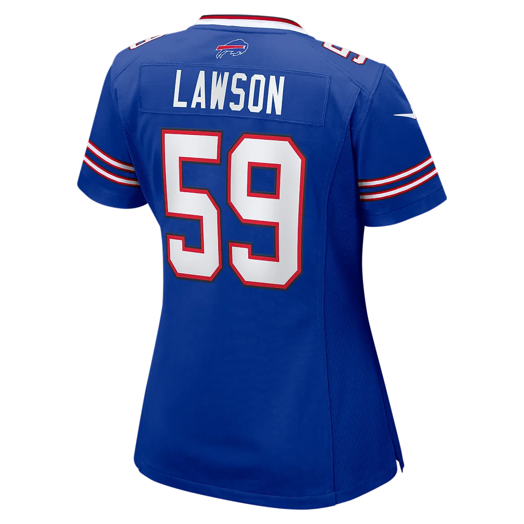 Zennovawear Shaq Lawson Buffalo Bills Women's Team Game Jersey - Royal