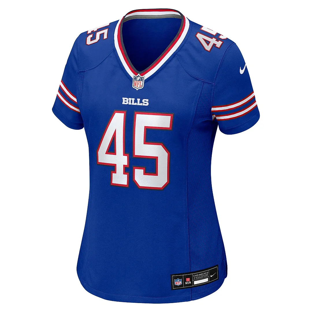 Zennovawear Shaq Thompson Buffalo Bills Women's Team Game Jersey - Royal