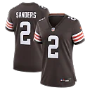 Zennovawear Shedeur Sanders Cleveland Browns Women's Team Game Jersey - Brown