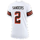 Zennovawear Shedeur Sanders Cleveland Browns Women's Alternate Game Jersey - White