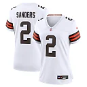 Zennovawear Shedeur Sanders Cleveland Browns Women's Game Jersey - White