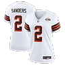 Zennovawear Shedeur Sanders Cleveland Browns Women's Alternate Game Jersey - White