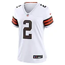 Zennovawear Shedeur Sanders Cleveland Browns Women's Game Jersey - White