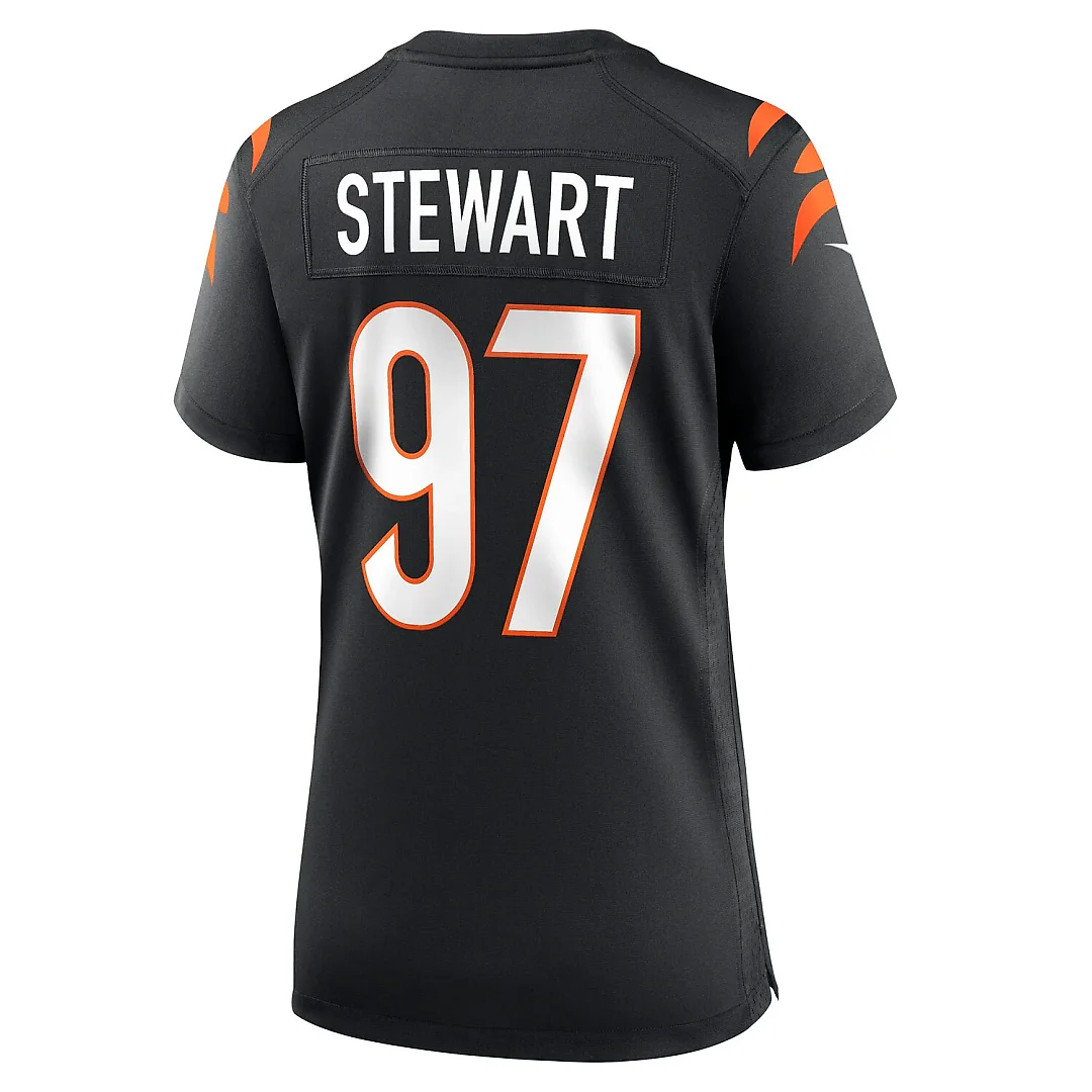 Zennovawear Shemar Stewart Cincinnati Bengals Women's Team Game Jersey - Black