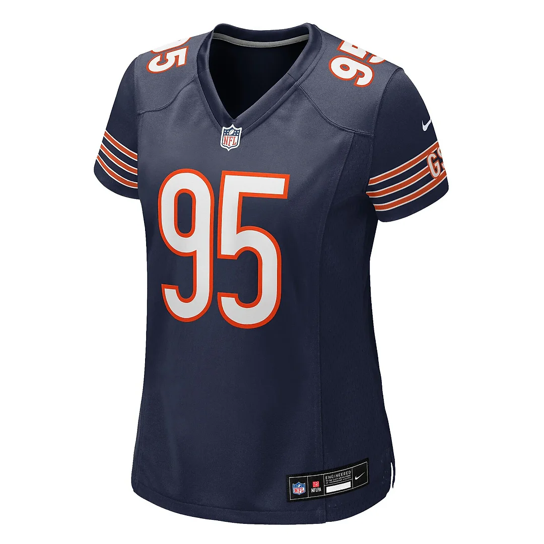 Zennovawear Shemar Turner Chicago Bears Women's Team Game Jersey - Navy