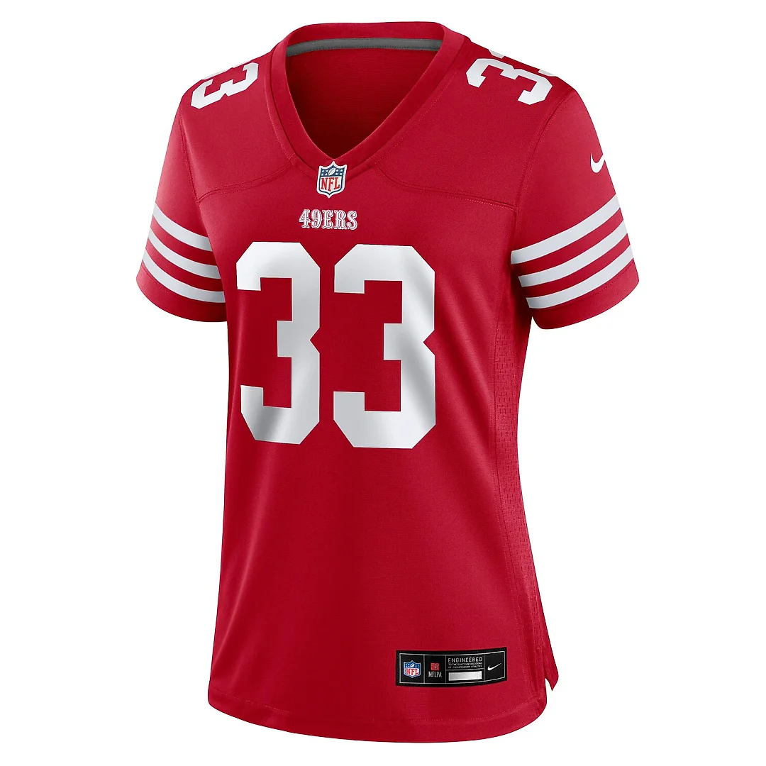 Zennovawear Siran Neal San Francisco 49ers Women's Team Game Jersey - Scarlet