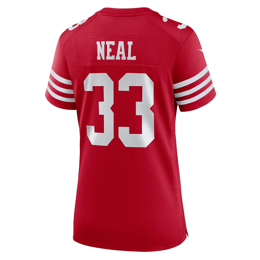 Zennovawear Siran Neal San Francisco 49ers Women's Team Game Jersey - Scarlet