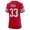 Zennovawear Siran Neal San Francisco 49ers Women's Team Game Jersey - Scarlet