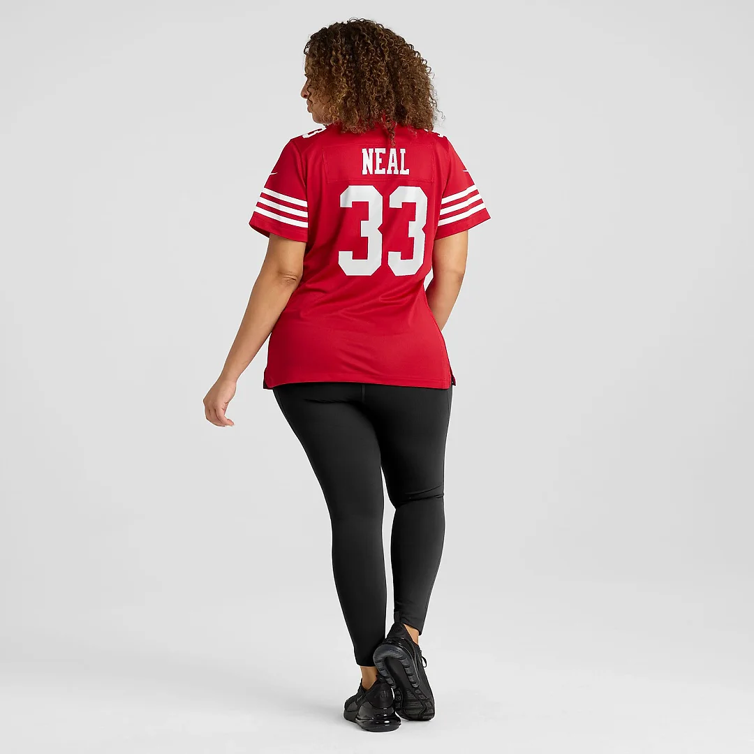 Zennovawear Siran Neal San Francisco 49ers Women's Team Game Jersey - Scarlet
