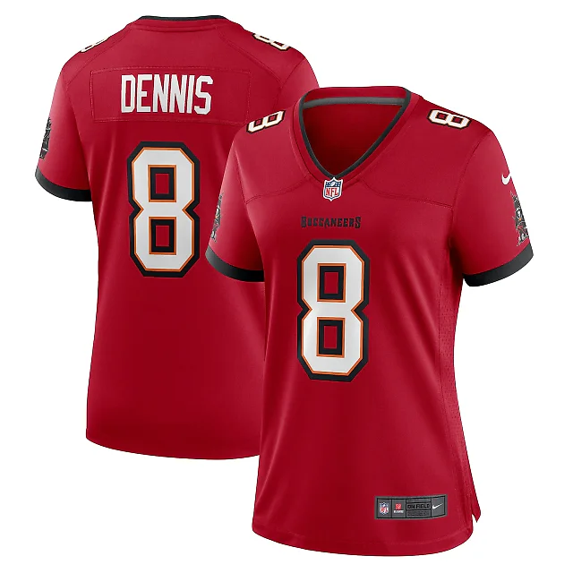 Zennovawear SirVocea Dennis Tampa Bay Buccaneers Women's Game Jersey - Red