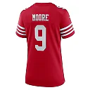 Zennovawear Skyy Moore San Francisco 49ers Women's Team Game Jersey - Scarlet