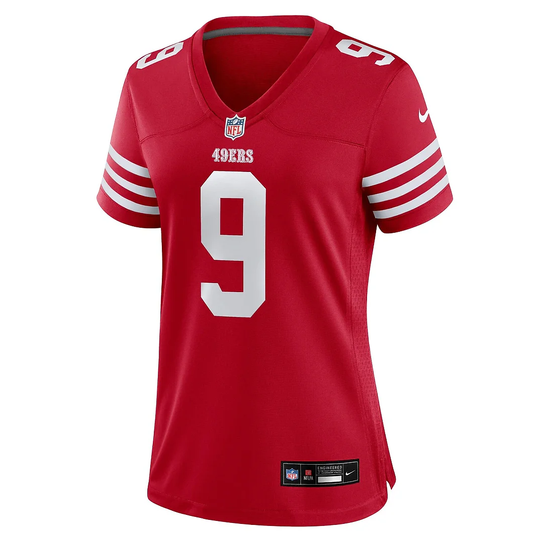 Zennovawear Skyy Moore San Francisco 49ers Women's Team Game Jersey - Scarlet