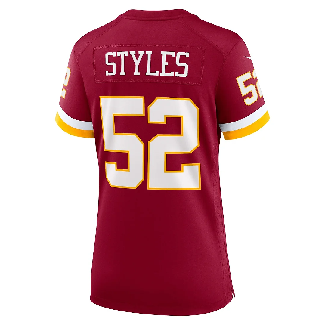 Zennovawear Sonny Styles Washington Commanders Women's Game Jersey - Burgundy