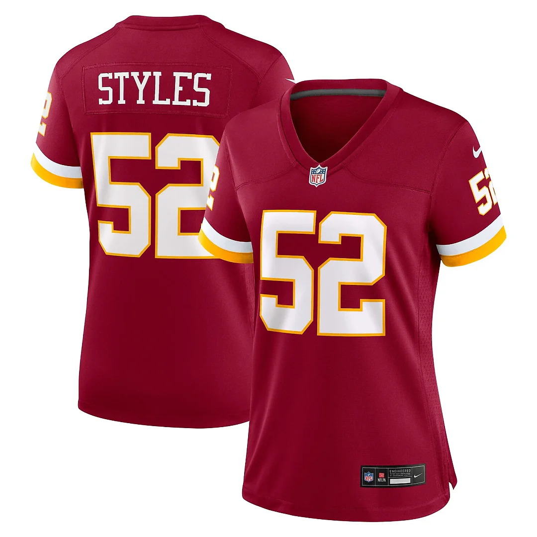 Zennovawear Sonny Styles Washington Commanders Women's Game Jersey - Burgundy