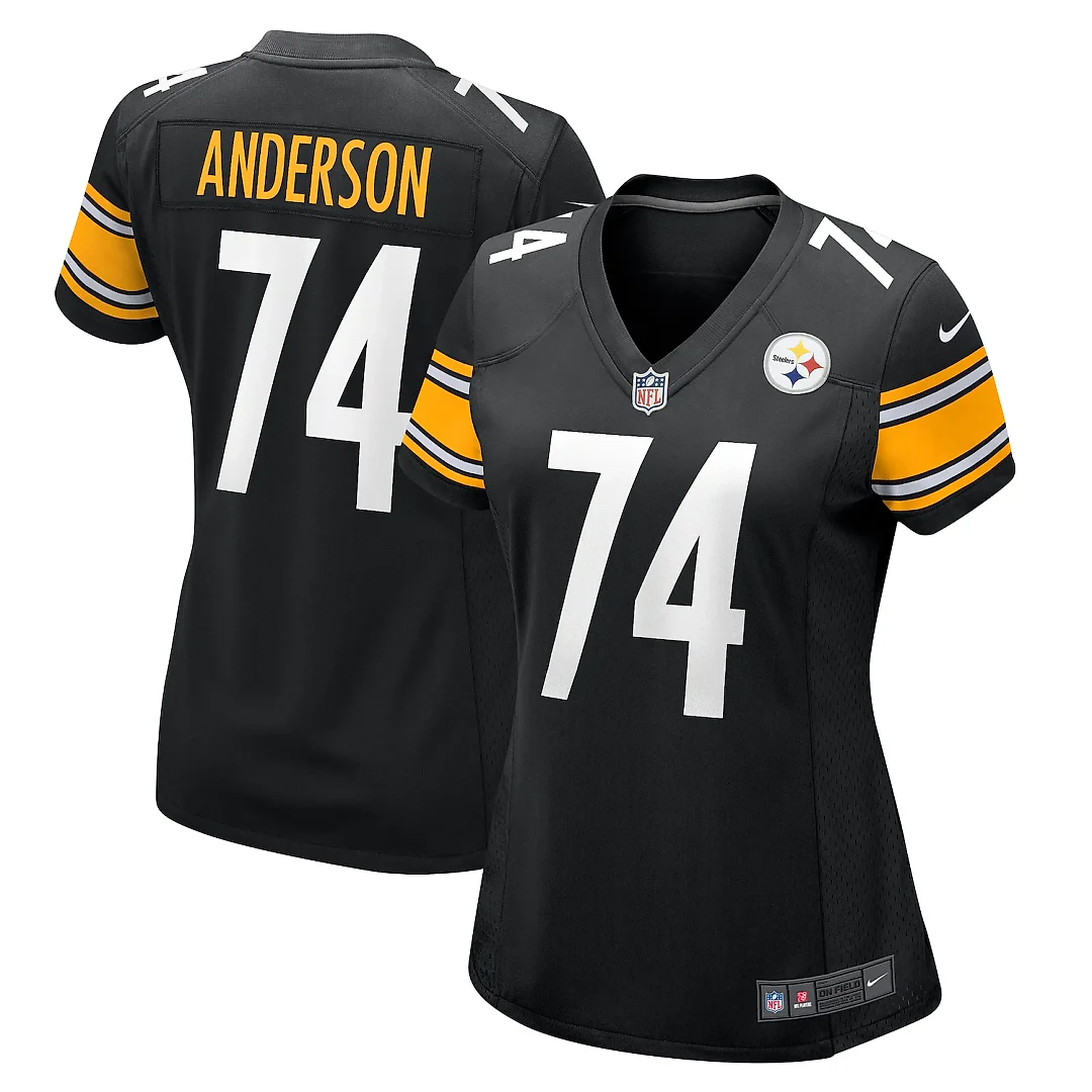 Zennovawear Spencer Anderson Pittsburgh Steelers Women's Game Jersey - Black