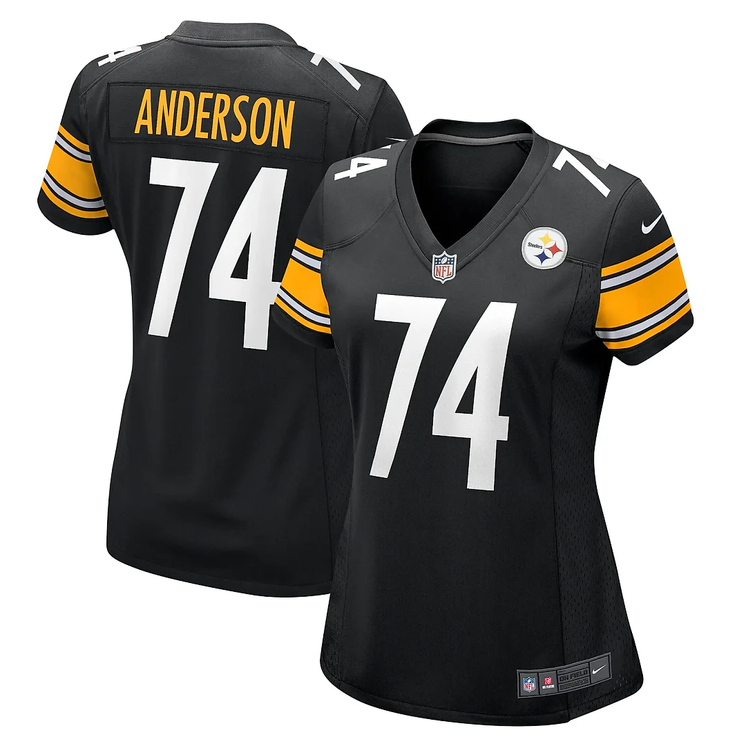 Zennovawear Spencer Anderson Pittsburgh Steelers Women's Game Jersey - Black