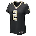 Zennovawear Spencer Rattler New Orleans Saints Women's Team Game Jersey - Black