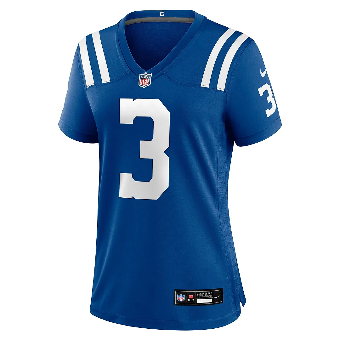 Zennovawear Spencer Shrader Indianapolis Colts Women's Team Game Jersey - Royal