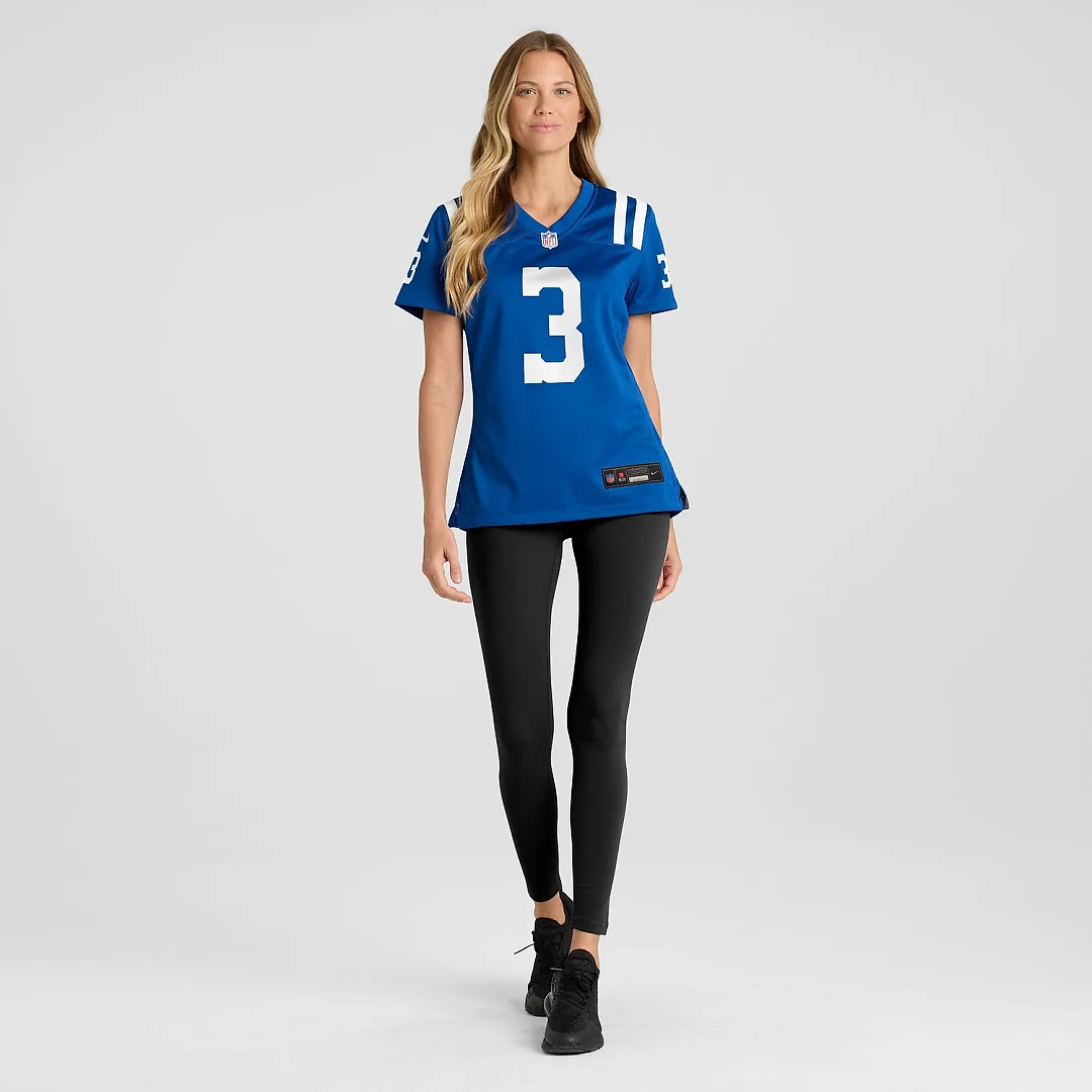 Zennovawear Spencer Shrader Indianapolis Colts Women's Team Game Jersey - Royal