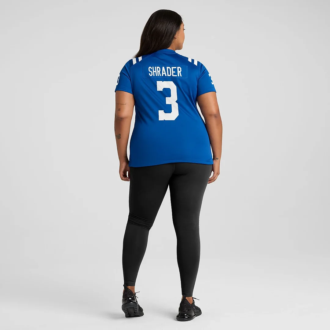 Zennovawear Spencer Shrader Indianapolis Colts Women's Team Game Jersey - Royal