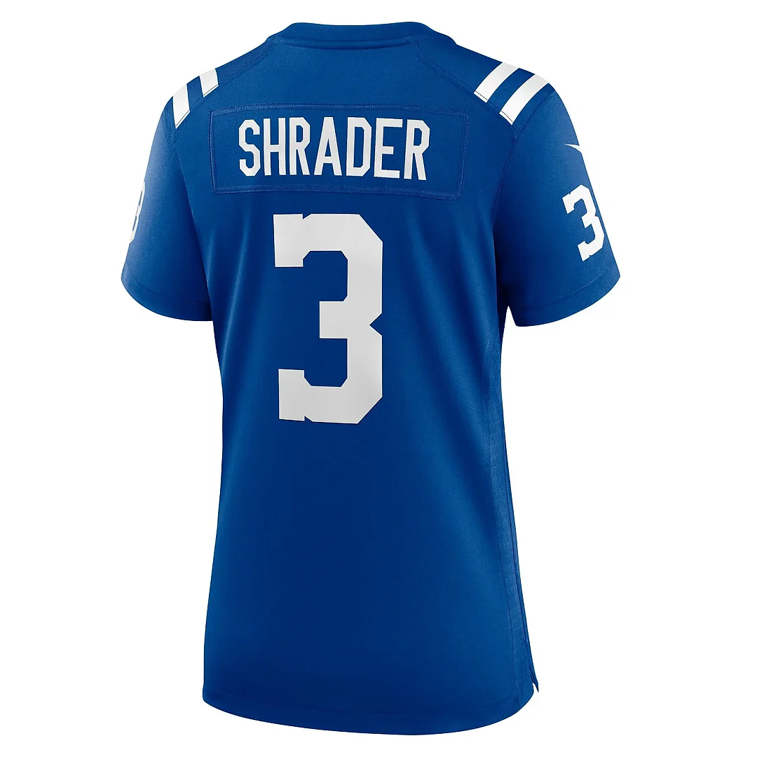 Zennovawear Spencer Shrader Indianapolis Colts Women's Team Game Jersey - Royal
