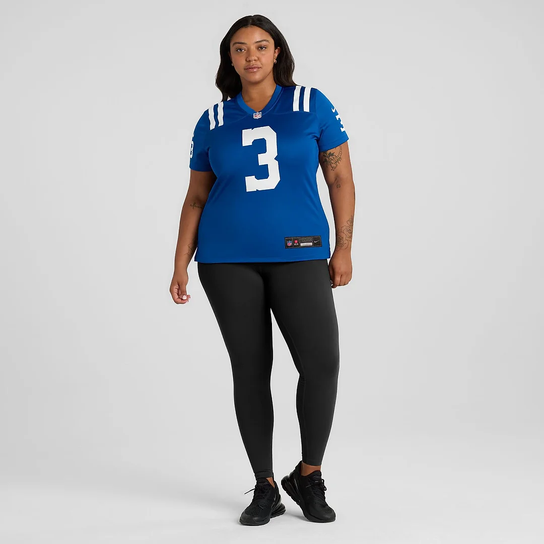 Zennovawear Spencer Shrader Indianapolis Colts Women's Team Game Jersey - Royal