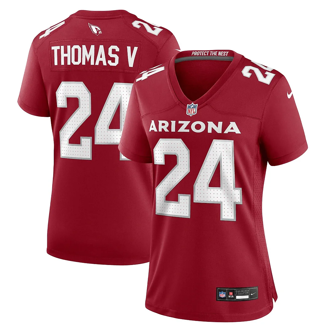 Zennovawear Starling Thomas V Arizona Cardinals Women's Team Game Jersey - Cardinal