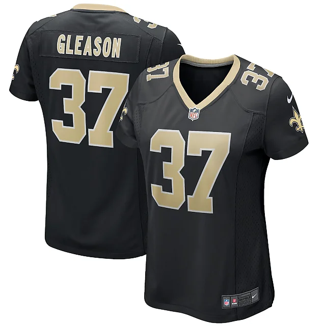 Zennovawear Steve Gleason New Orleans Saints Women's Game Retired Player Jersey - Black