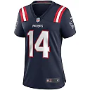 Zennovawear Steve Grogan New England Patriots Women's Game Retired Player Jersey - Navy