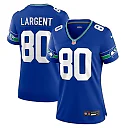 Zennovawear Steve Largent Seattle Seahawks Women's Throwback Retired Player Game Jersey - Royal