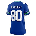 Zennovawear Steve Largent Seattle Seahawks Women's Throwback Retired Player Game Jersey - Royal