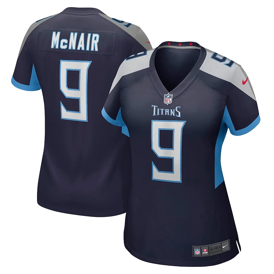 Zennovawear Steve McNair Tennessee Titans Women's Game Retired Player Jersey - Navy