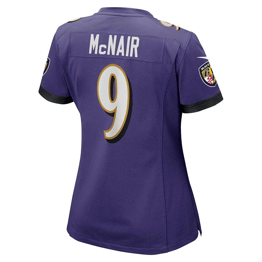Zennovawear Steve McNair Baltimore Ravens Women's Game Retired Player Jersey - Purple