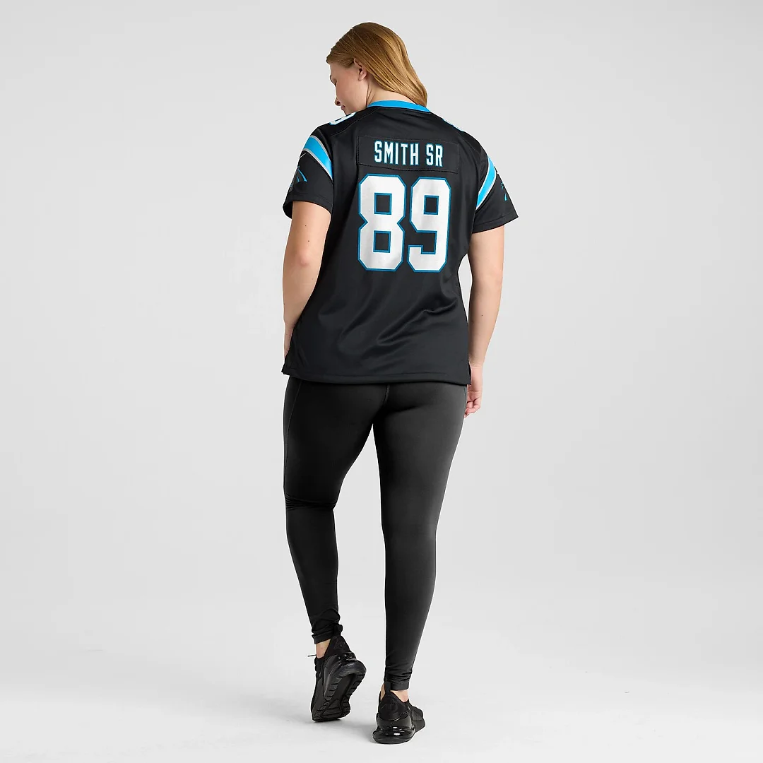 Zennovawear Steve Smith Sr. Carolina Panthers Women's Retired Player Game Jersey - Black