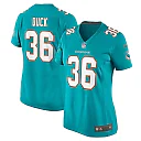 Zennovawear Storm Duck Miami Dolphins Women's Game Jersey - Aqua