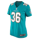 Zennovawear Storm Duck Miami Dolphins Women's Game Jersey - Aqua