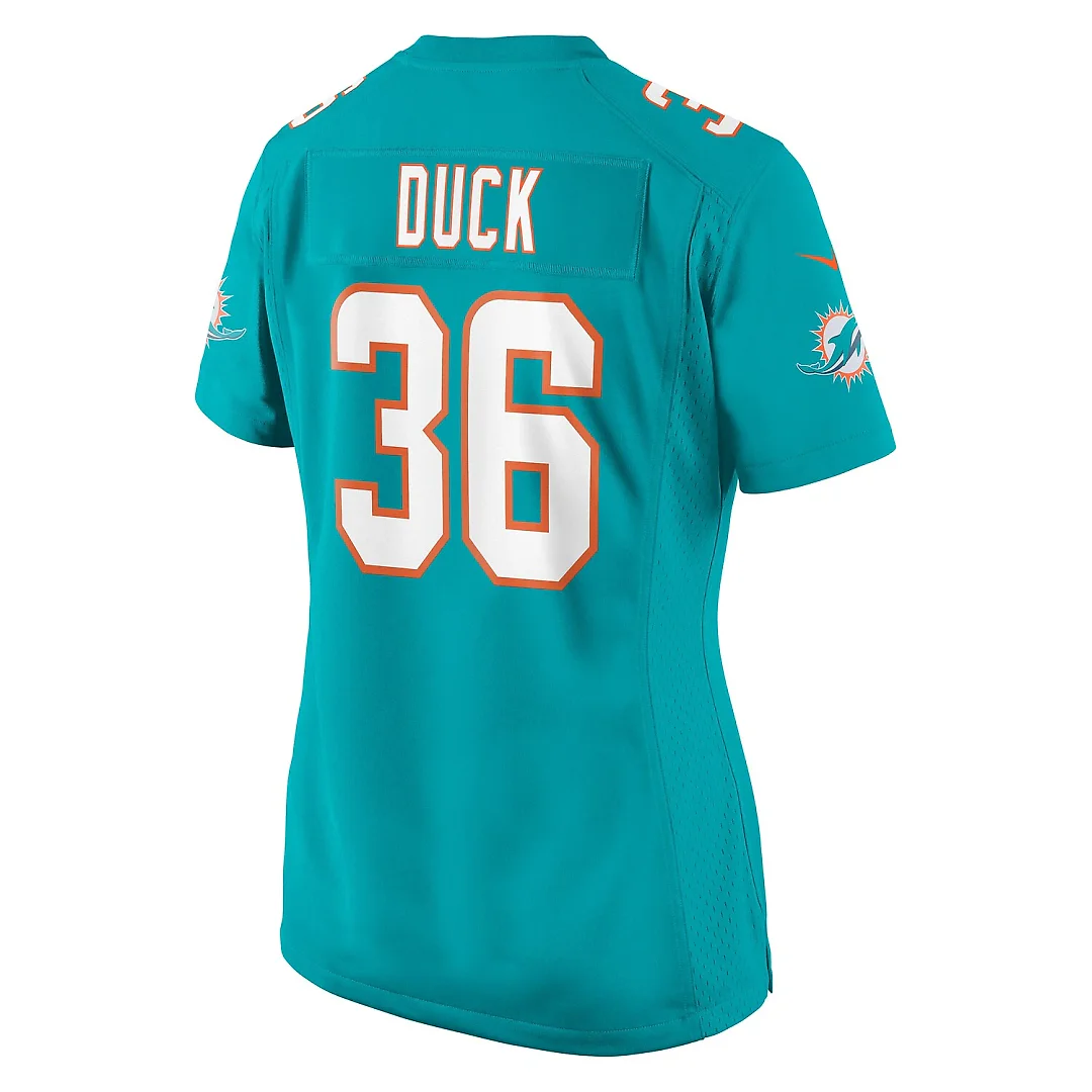 Zennovawear Storm Duck Miami Dolphins Women's Game Jersey - Aqua