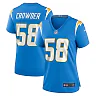 Zennovawear Tae Crowder Los Angeles Chargers Women's Team Game Jersey - Powder Blue
