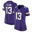 Zennovawear Tai Felton Minnesota Vikings Women's Team Game Jersey - Purple