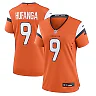 Zennovawear Talanoa Hufanga Denver Broncos Women's Team Game Jersey - Orange