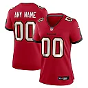Zennovawear Tampa Bay Buccaneers Women's Custom Game Jersey - Red