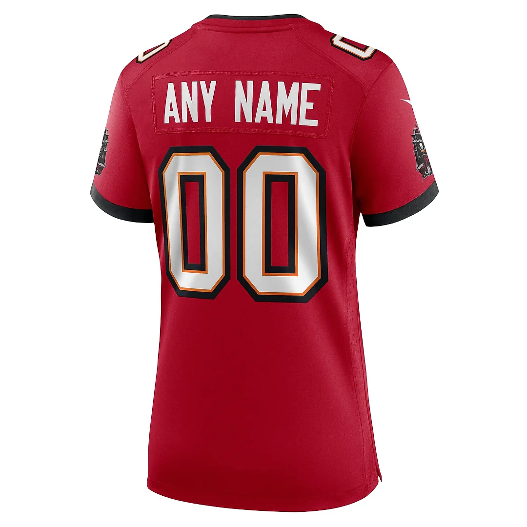 Zennovawear Tampa Bay Buccaneers Women's Custom Game Jersey - Red
